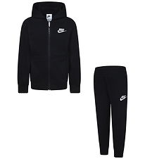 Nike Sweatsæt - Club - Black