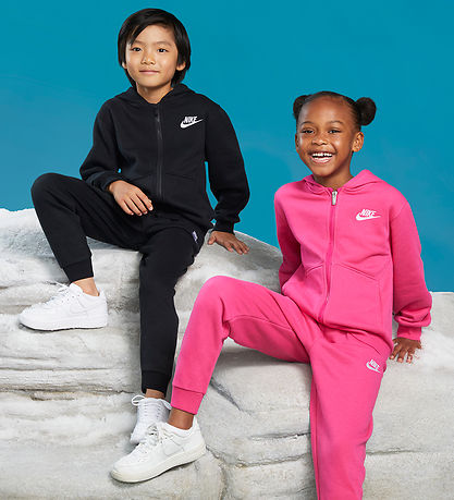 Nike Sweatsæt - Club - Black