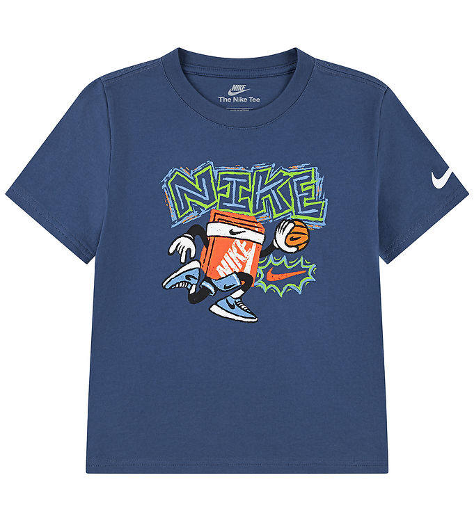 Nike T-shirt - Chalky - Mystic Navy m. Print