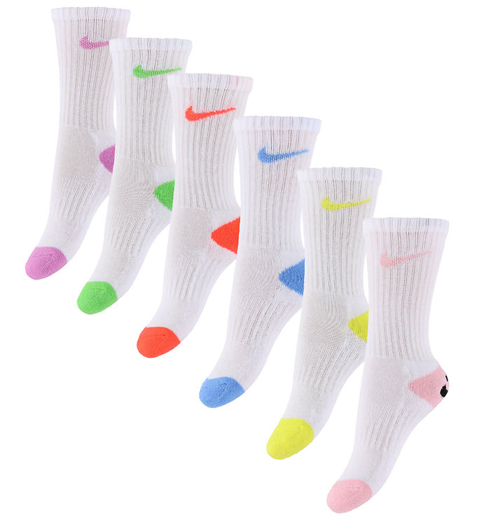 Nike Strømper - 6-pak - Smiley - Mineral