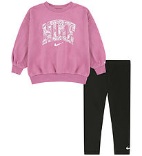 Nike Sæt -Sweatshirt/Leggings - Black