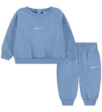 Nike Sweatsæt - Crew - Work Blue