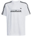 adidas Originals T-shirt - Loose - Minecraft - Hvid/Sort