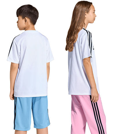 adidas Originals T-shirt - Loose - Minecraft - Hvid/Sort
