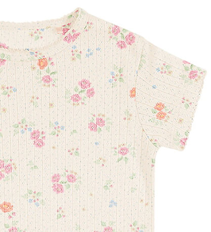 Konges Sløjd T-shirt - Hulmønster - Minnie - Nonoka