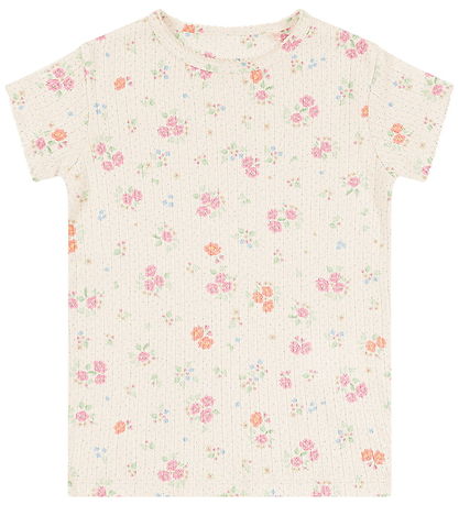 Konges Sløjd T-shirt - Hulmønster - Minnie - Nonoka