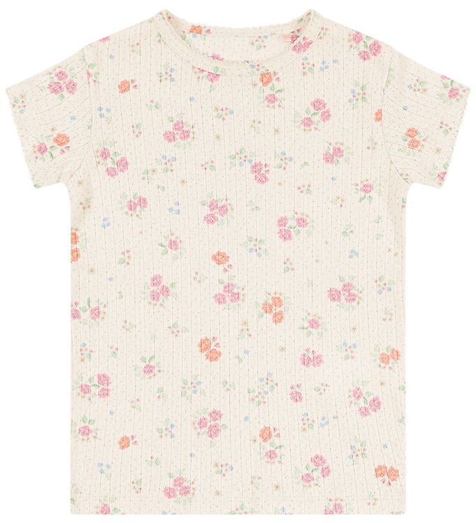 Konges Sløjd T-shirt - Hulmønster - Minnie - Nonoka