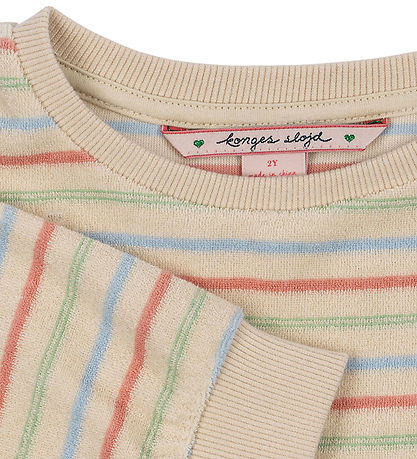 Konges Sløjd Sweatshirt - Frotté - Itty - Confetti Stripe