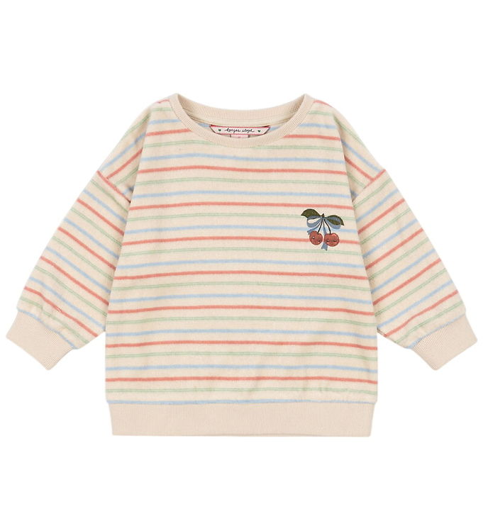 Konges Sløjd Sweatshirt - Frotté - Itty - Confetti Stripe