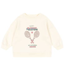 Konges Sløjd Sweatshirt - Loupy Lou - Buttercream m. Print
