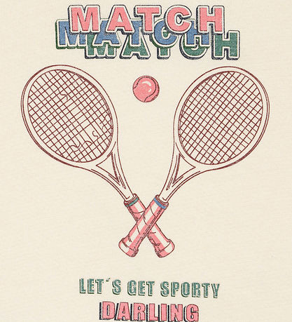 Konges Sløjd Sweatshirt - Loupy Lou - Buttercream m. Print