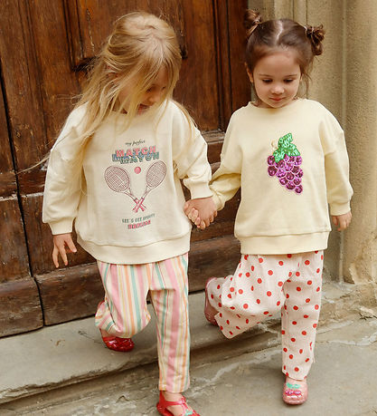 Konges Sløjd Sweatshirt - Loupy Lou - Buttercream m. Print