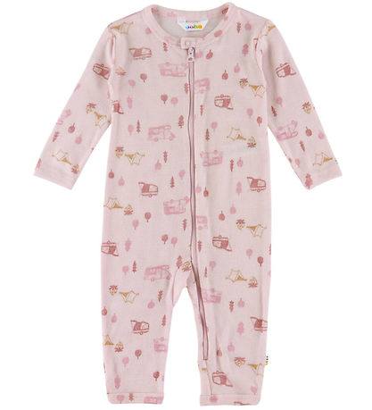 Joha Heldragt - Uld - Lyserød m. Camping