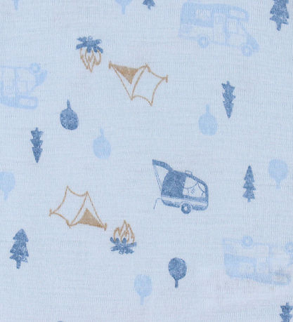 Joha Heldragt - Uld - Lyseblå m. Camping