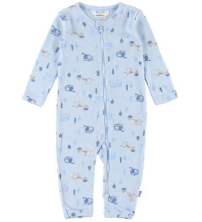 Joha Heldragt - Uld - Lyseblå m. Camping