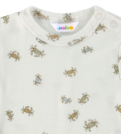 Joha Sommerdragt - Uld/Silke - Off White m. Krabber