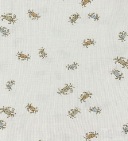 Joha Bluse - Uld/Silke - Off White m. Krabber