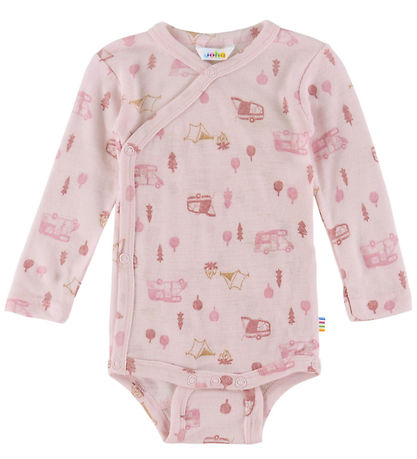 Joha Slå-om Body l/æ - Uld - Lyserød