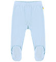 Joha Leggings m. Fødder - Uld - Blå