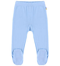 Joha Leggings m. Fødder - Uld - Blå