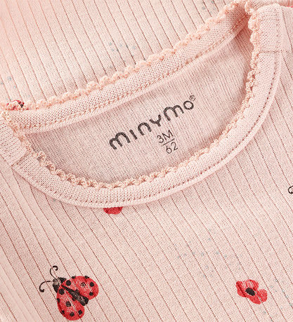 Minymo Body l/æ - Rib - Peach Whip