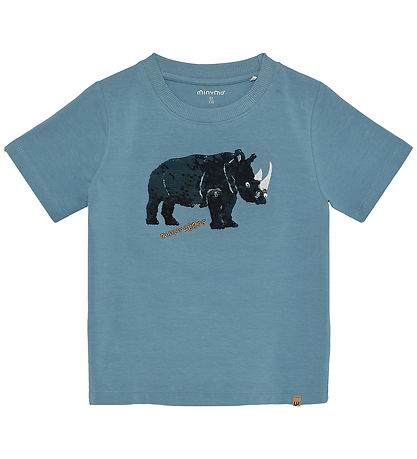 Minymo T-shirt - Blue Shadow