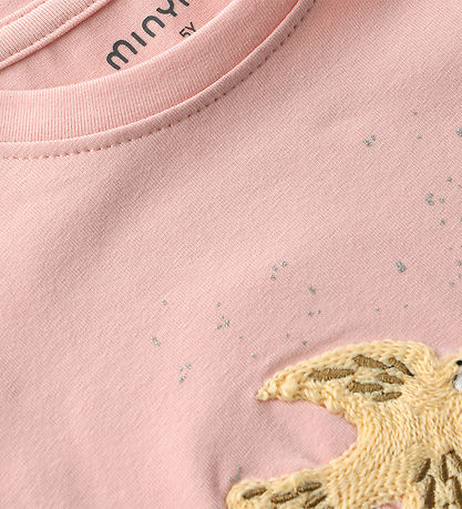 Minymo T-shirt - Silver Pink