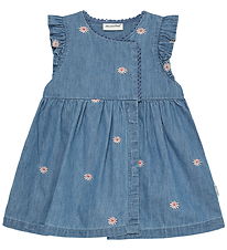 Minymo Kjole - Chambray - Faded Denim