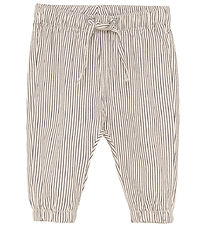 Minymo Bukser - White Swan/Navystribet