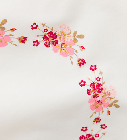 Creamie T-shirt - Rose Smoke m. Blomsterkrans