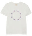 Creamie T-shirt - Lavender Frost m. Blomsterkrans