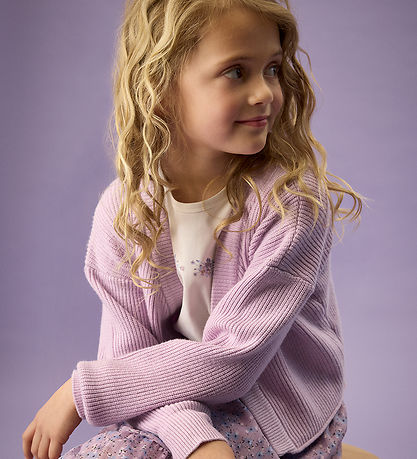 Creamie T-shirt - Lavender Frost m. Blomsterkrans