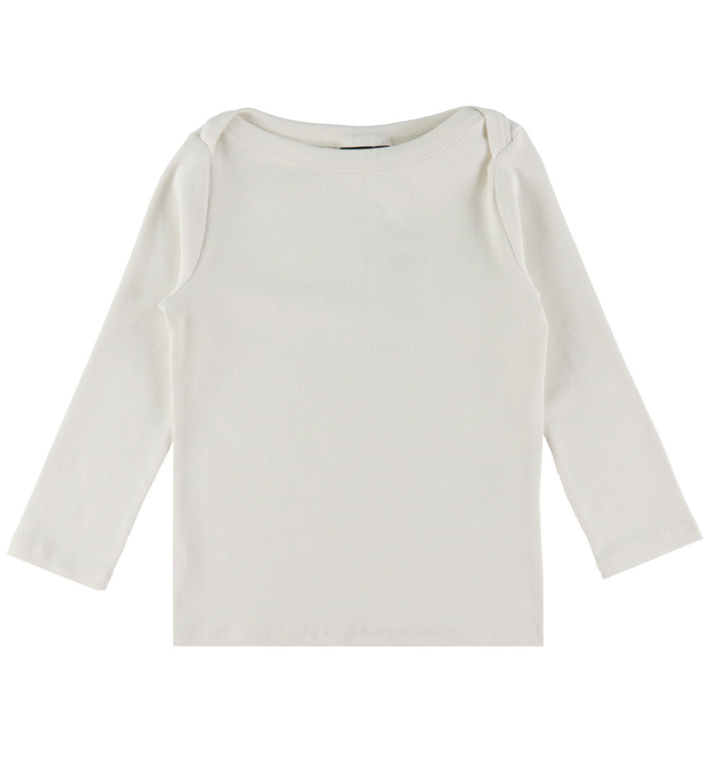 LMTD Bluse - U-Boot-Ausschnitt - Rib - NlfEnvo - White Alyssum - LMTD - 13-14 Jahre (158-164) - Blusen