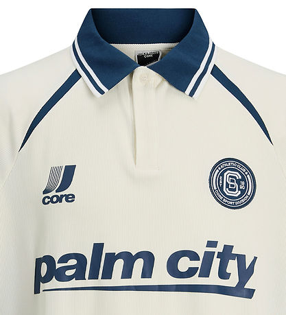 Jack & Jones Polo - Rib - JcoClub - Bright White