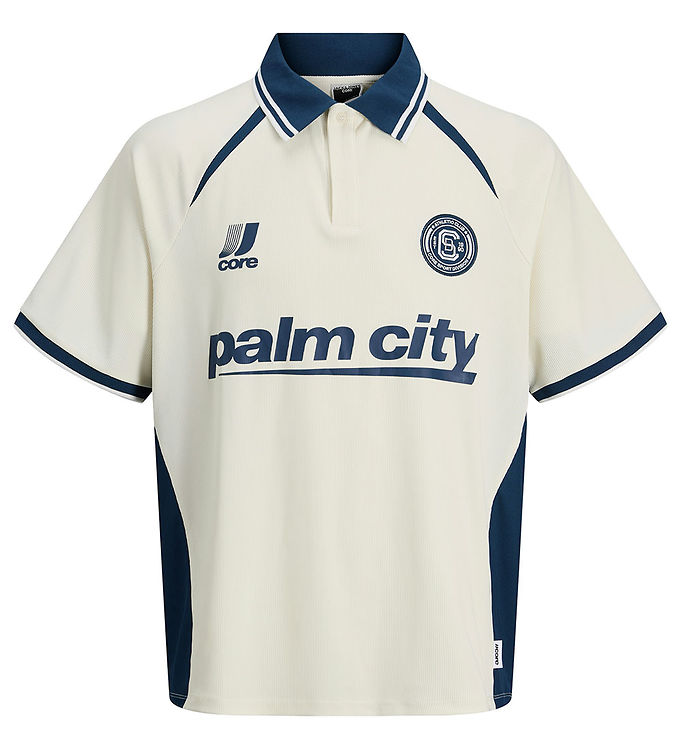 Jack & Jones Polo - Rib - JcoClub - Bright White