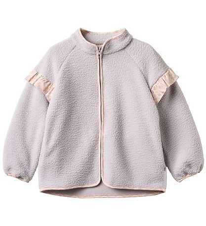 Wheat Fleecejakke - Teddy - Ellena - Lavender Rain