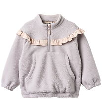 Wheat Fleecetröja - Teddy - Rayao - Lavender Rain