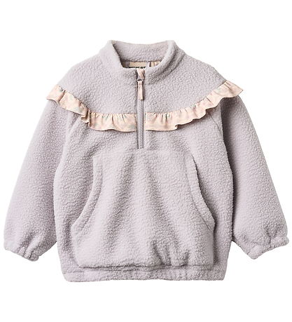 Wheat Fleecetröja - Teddy - Rayao - Lavender Rain