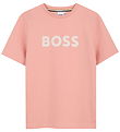 BOSS T-shirt - Pink Washed Pink
