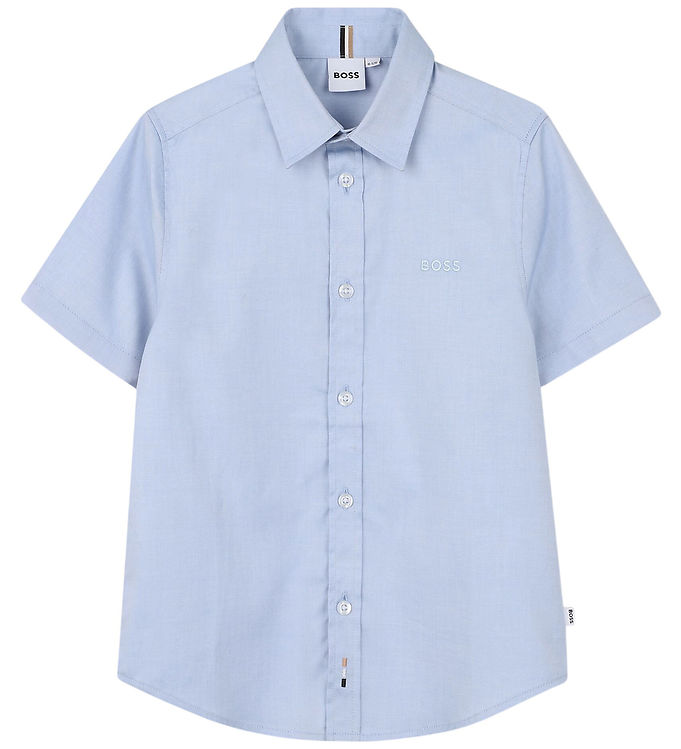 BOSS Skjorte k/æ - Lyseblå
