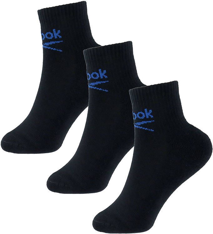 Reebok Ankelstrømper - 3-pak - Sort