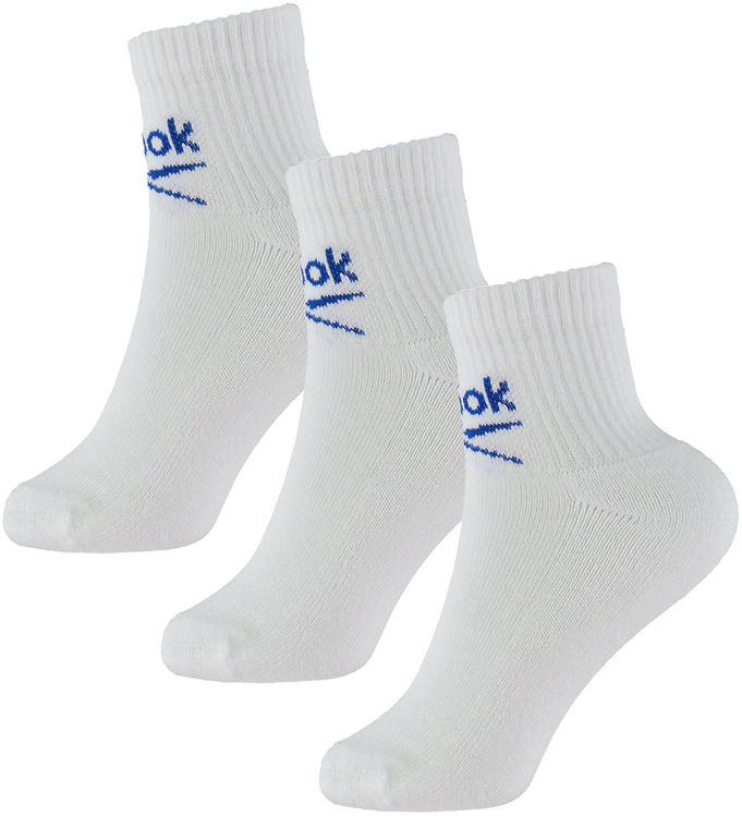 Reebok Ankelstrømper - 3-pak - Hvid