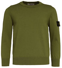 Stone Island Bluse - Strik - Olive Green