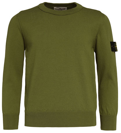 Stone Island Bluse - Strik - Olive Green