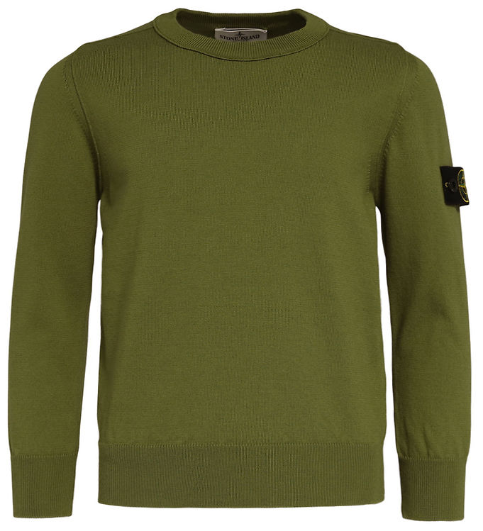Stone Island Bluse - Strik - Olive Green
