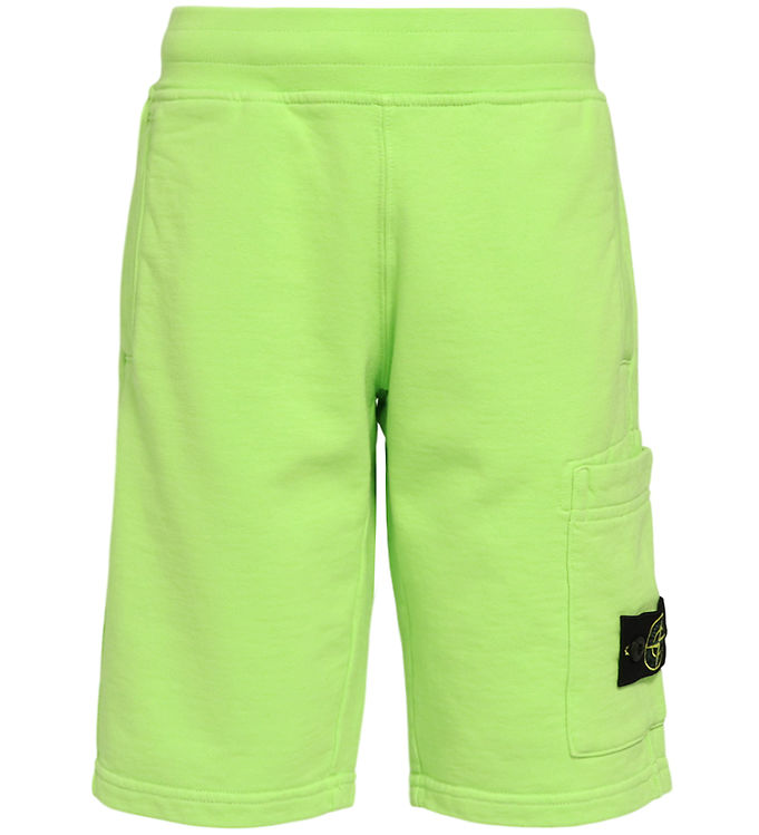 Stone Island Sweatshorts - Lime