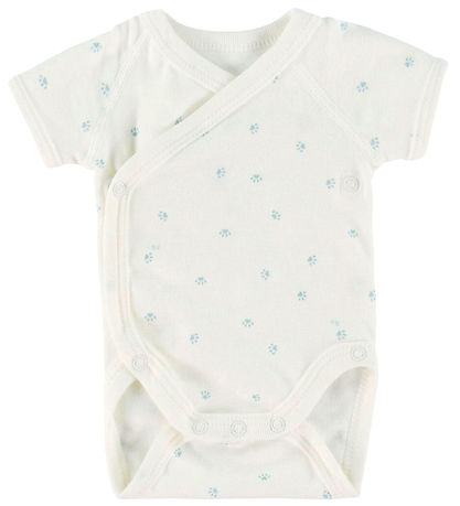 Petit Bateau Body k/æ - 3-pak - Hvid/ Grøn