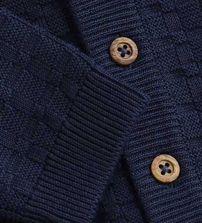 En Fant Cardigan - Strik - Medieval Blue