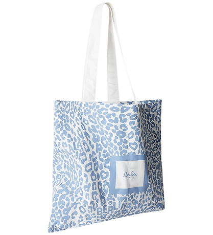 Lala Berlin Shopper - Maja - Light Blue Leo