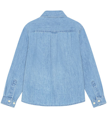 Les Deux Skjorte - Konrad Denim - Light Indigo Wash